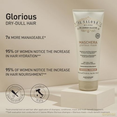 Mask for dry and dull hair Glorious Mask - Volume: 250 ml
