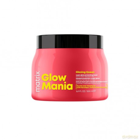 Mask for dyed hair Glow Mania Glazing Queen Super Gloss Protecting Mask 500 ml