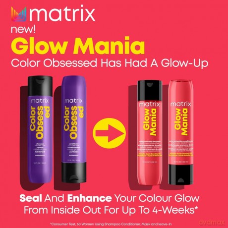 Mask for dyed hair Glow Mania Glazing Queen Super Gloss Protecting Mask 500 ml