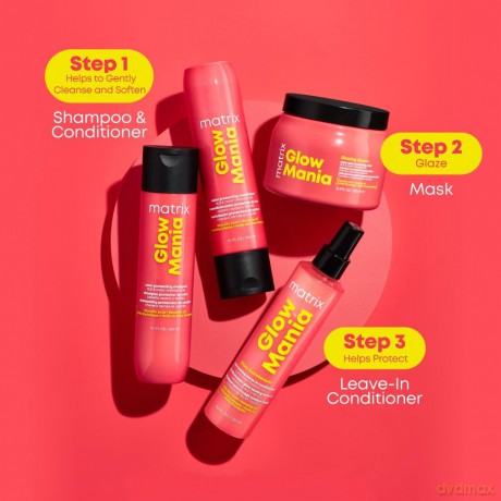 Mask for dyed hair Glow Mania Glazing Queen Super Gloss Protecting Mask 500 ml