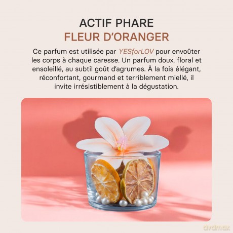 Massage and lubricating organic oil Orange Blossom Natural Massage Lubricant 100 ml