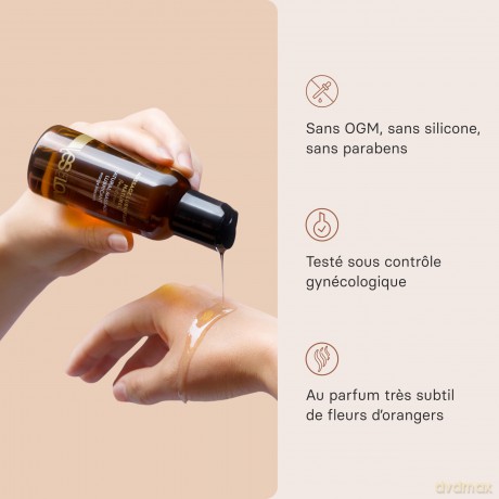 Massage and lubricating organic oil Orange Blossom Natural Massage Lubricant 100 ml