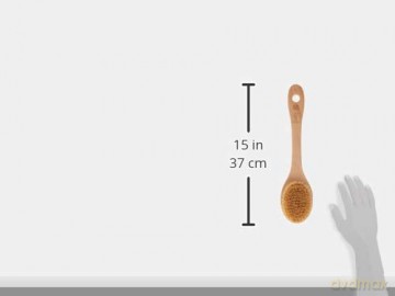 Massage body brush for dry skin Cactus Long Handle Brush