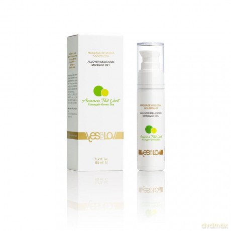 Massage gel Pineapple Green Tea Allover Delicious Massage Gel 50 ml