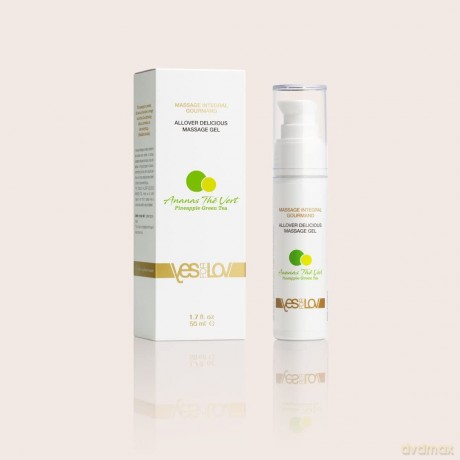Massage gel Pineapple Green Tea Allover Delicious Massage Gel 50 ml