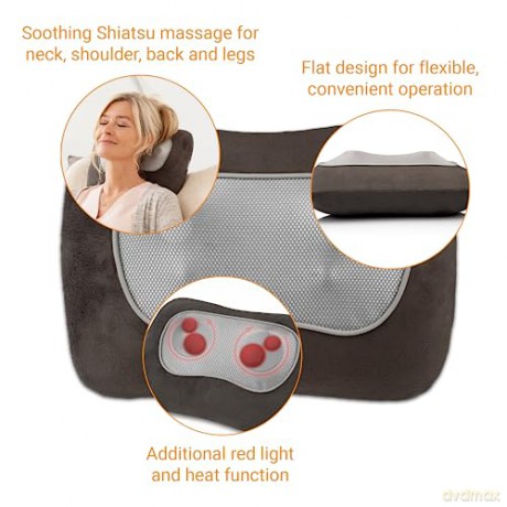 Massage pillow for shiatsu neck and back massage MC 840 Shiatsu