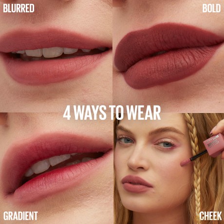 Matte Liquid Lipstick Super Stay Teddy Tint Liquid Lip Tint 5 ml - Shade: 30 Coquettish