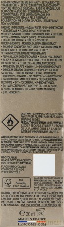 Matte make-up SPF 35 Teint Idole Ultra Wear Foundation 30 ml - Shade: 510N - 12 Ambre