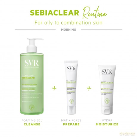 Mattifying care for reducing sebum Sebiaclear Mat+Pores Mattifying Moisturiser 40 ml