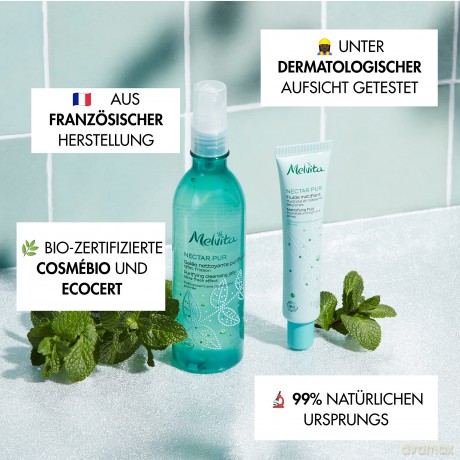 Mattifying fluid for mixed to oily skin Nectar Pur Mattifying Fluid 40 ml