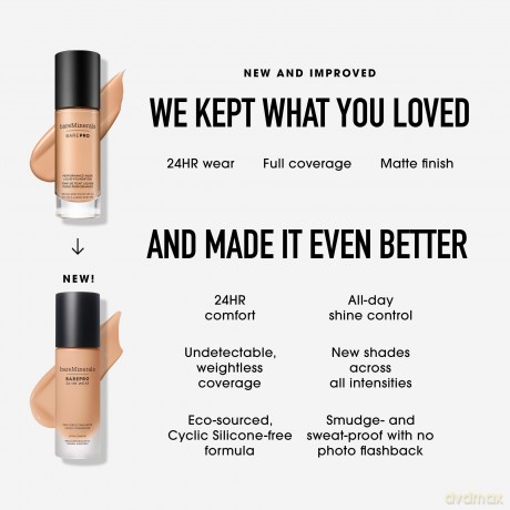 Matting make-up SPF 20 Barepro Skin-Perfecting Matte Liquid Foundation 30 ml - Shade: Fair 05 Cool