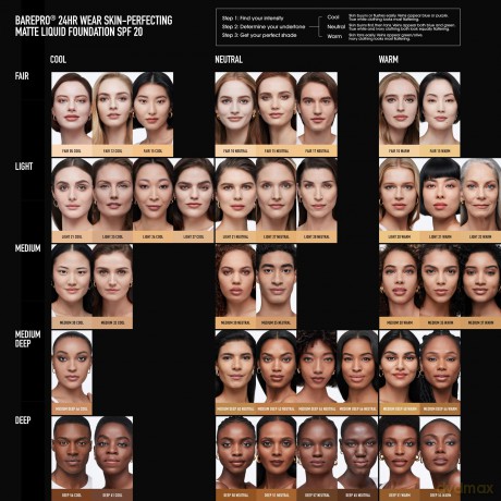Matting make-up SPF 20 Barepro Skin-Perfecting Matte Liquid Foundation 30 ml - Shade: Light 21 Neutral