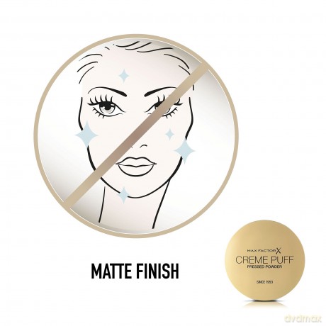 Matting powder Creme Puff 21 g - Shade: 53 Tempting Touch