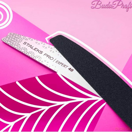 Metal handle for disposable nail files Expert 40 Crescent Metal Nail File Base