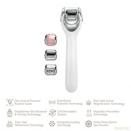 MicroNeedle Face Roller 9 in 1 MicroNeedle Face Roller - Shade: White