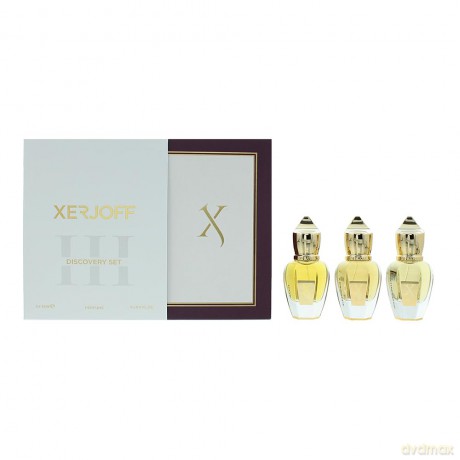 Mini sada XerJoff - Naxos + Alexandria II + Golden Dallah 3 x 15 ml