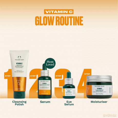 Moisturizing brightening skin cream Vitamin C Glow Boosting Moisturiser 50 ml