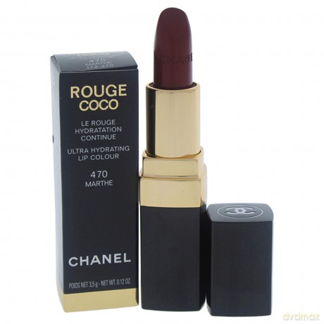 Moisturizing Cream Lipstick Rouge Coco Hydrating Creme Lip Colour 3.5 g - Shade: 470 Marthe