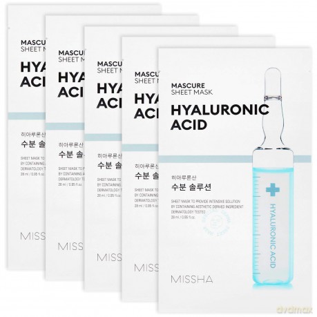 Moisturizing face mask Mascure Hyaluronic Acid Sheet Mask 27 ml