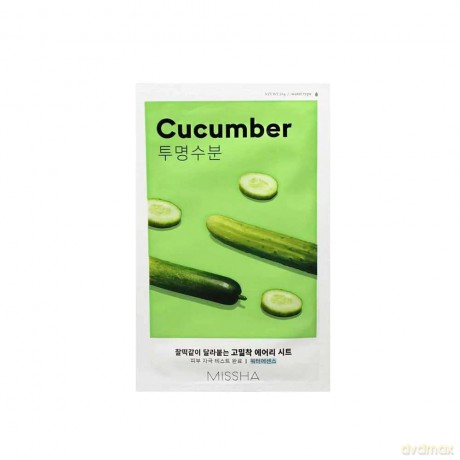Moisturizing face mask with cucumber extract Cucumber Airy Fit Sheet Mask 19 g