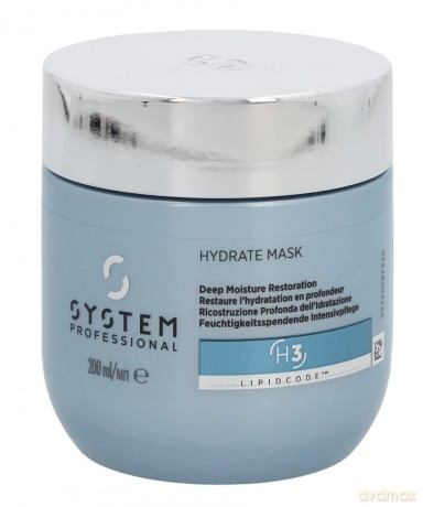 Moisturizing hair mask Hydrate Mask - Volume: 200 ml