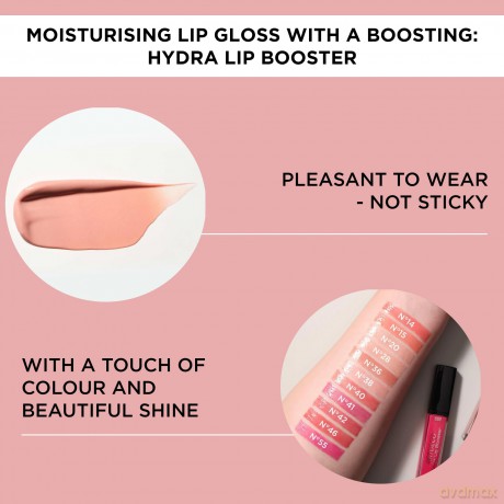 Moisturizing Lip Gloss Hydra Lip Booster 6 ml - Shade: 28 Translucent Mauve