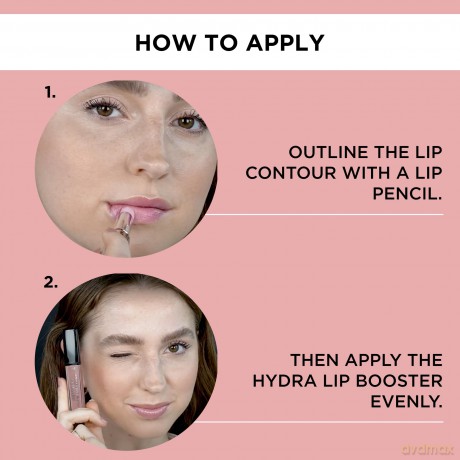 Moisturizing Lip Gloss Hydra Lip Booster 6 ml - Shade: 38 Translucent Rose
