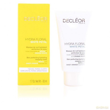 Moisturizing Night Mask Hydra Floral White Petal Skin Perfecting Hydrating Sleeping Mask 50 ml