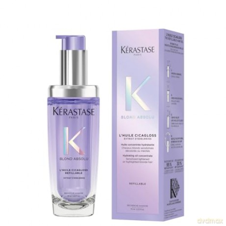Moisturizing oil for blonde hair Blond Absolu Cicagloss Hydrating Hair Oil 75 ml