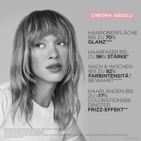 Moisturizing shampoo for colored hair Chroma Absolu Bain Chroma Respect Shampoo - Volume: 500 ml