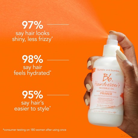 Multifunctional spray for heat protection of hair Hair dresser`s Invisible Oil Heat/UV Protective Primer - Volume: 250 ml