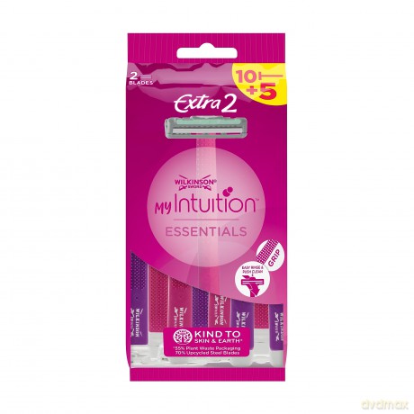 My Intuition Essentials Disposable Razor 10 + 5 pcs