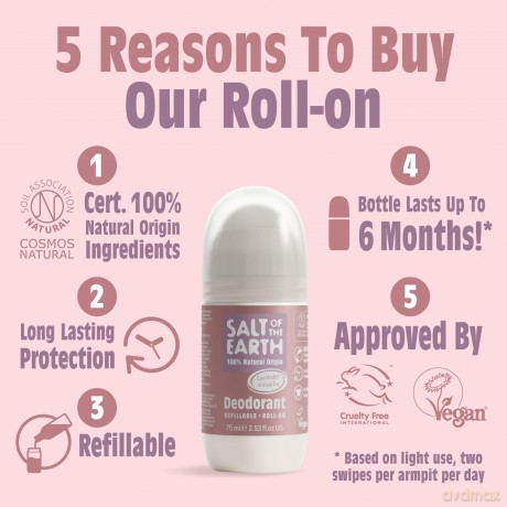 Natural roll-on deodorant Lavender & Vanilla Deo Roll-on 75 ml