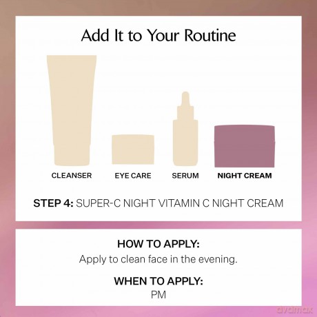 Night smoothing skin cream Multi-Action Super-C Night Vitamin C Night Cream 50 ml