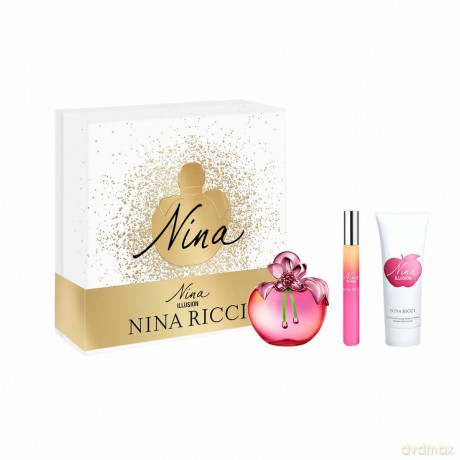 Nina Illusion - woda perfumowana 80 ml + tlov mlko 75 ml + woda perfumowana 10 ml
