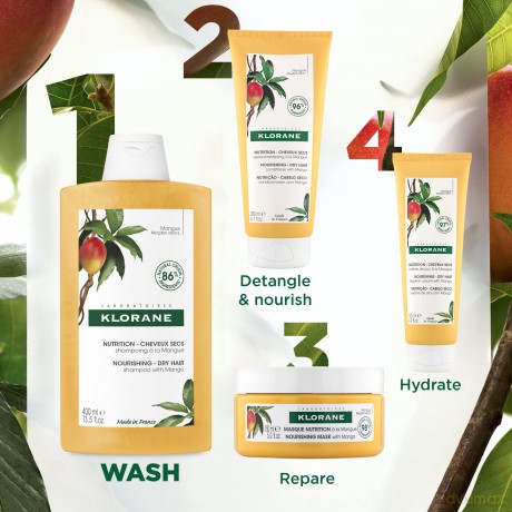 Nourishing mask for dry and damaged hair Mango Nourish ing Mask With Mango Butter 150 ml