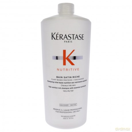 Nourishing Shampoo Nutri tive Bain Satin Riche High Nutri tion Rich Shampoo - Volume: 1000 ml