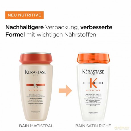 Nourishing Shampoo Nutri tive Bain Satin Riche High Nutri tion Rich Shampoo - Volume: 250 ml