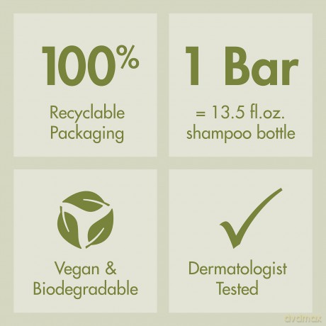 Oats solid shampoo Shampoo Bar 80 g