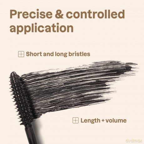 Oceanly 2in1 Mascara with Eyelash Nourishing Serum Mascara + Serum 7 g - Shade: Black