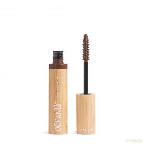 Oceanly 2in1 Mascara with Eyelash Nourishing Serum Mascara + Serum 7 g - Shade: Brown