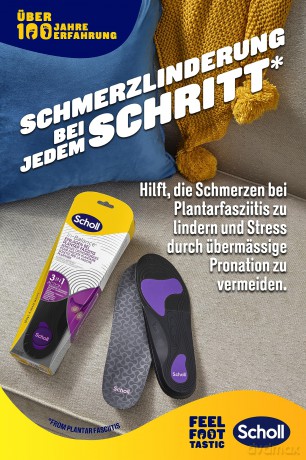 Orthopedic insoles In-Balance Plantar Fasciitis Insole 1 pair - Variant: Medium