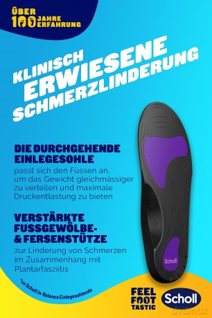 Orthopedic insoles In-Balance Plantar Fasciitis Insole 1 pair - Variant: Medium