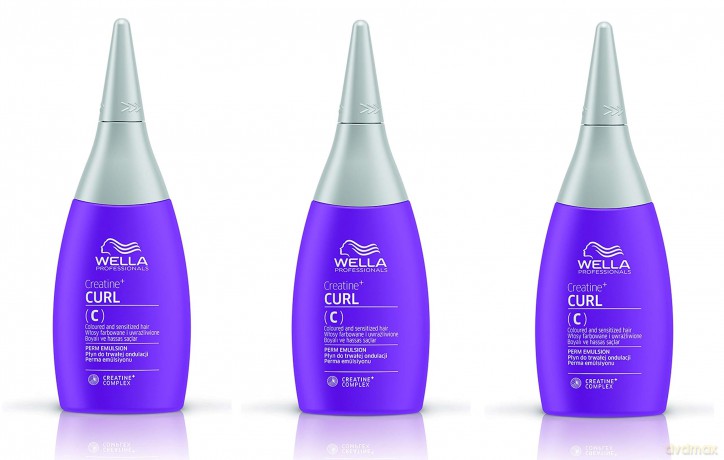 Permanent for colored and damaged hair Creatine+ Curl Permanent Emulsion 75 ml