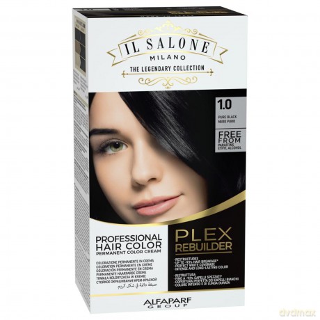 Permanent hair color Plex Rebuilder Permanent Color Cream - Shade: 1.0