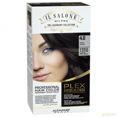 Permanent hair color Plex Rebuilder Permanent Color Cream - Shade: 4.0