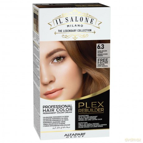 Permanent hair color Plex Rebuilder Permanent Color Cream - Shade: 6.3