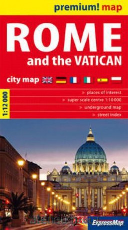 Rome and the Vatican 1:12 000 [KSIĄŻKA]