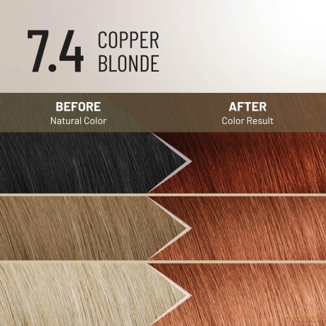 Permanent hair color Plex Rebuilder Permanent Color Cream - Shade: 7.4