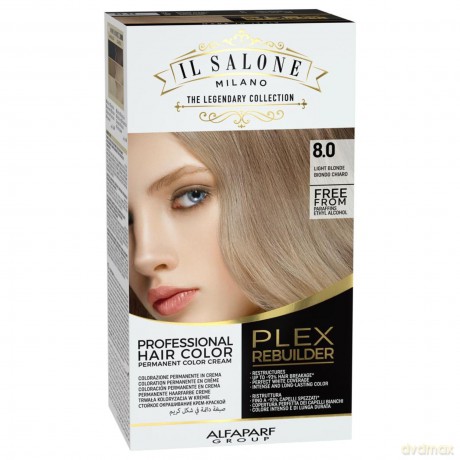 Permanent hair color Plex Rebuilder Permanent Color Cream - Shade: 8.0